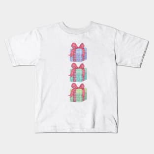 Patterned Presents Kids T-Shirt